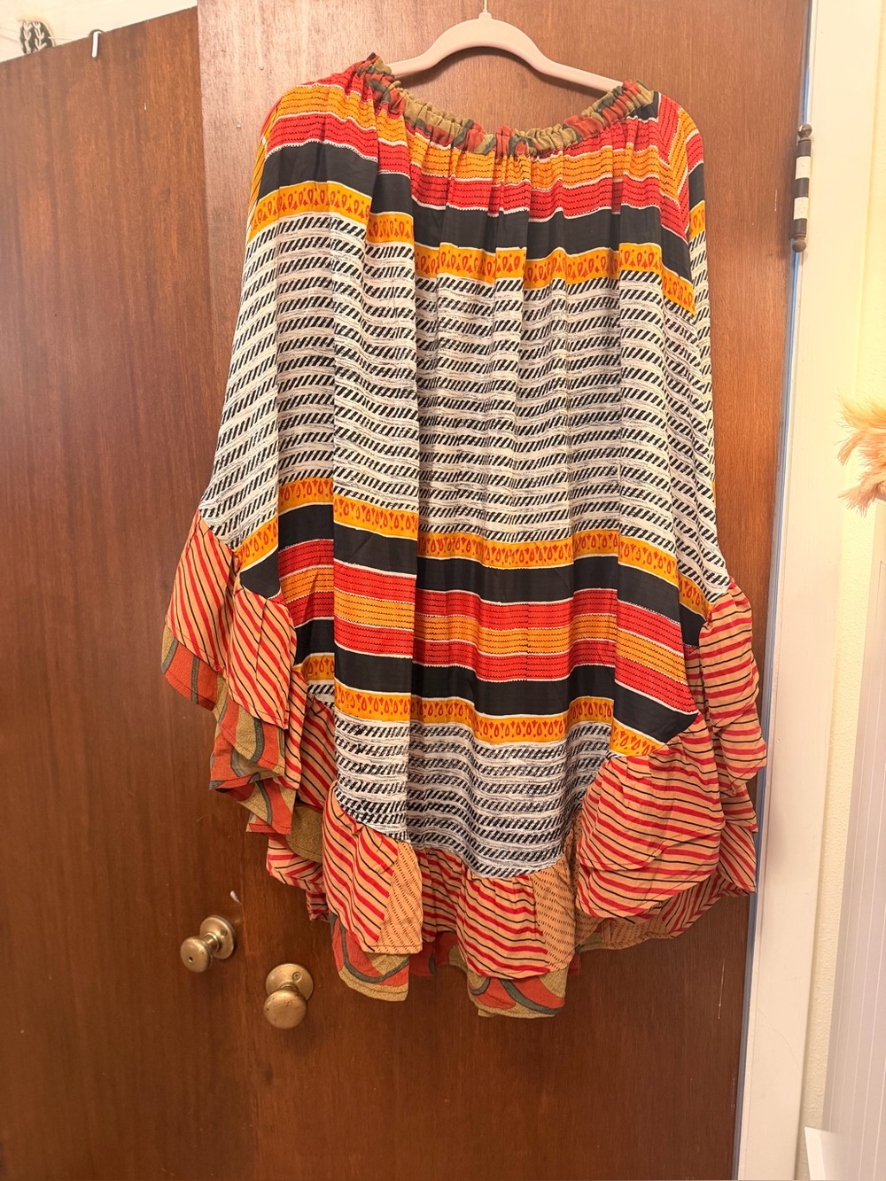 Kantha Bae Wild Rose skirt NWOT